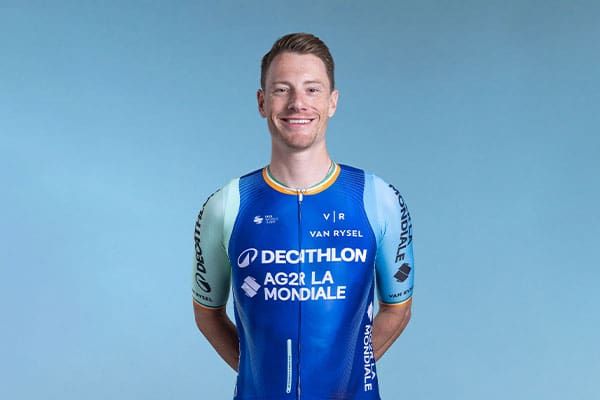 Sam Bennet, 34 -year -old cyclist from Decathlon Ag2R La Mondiale Team.