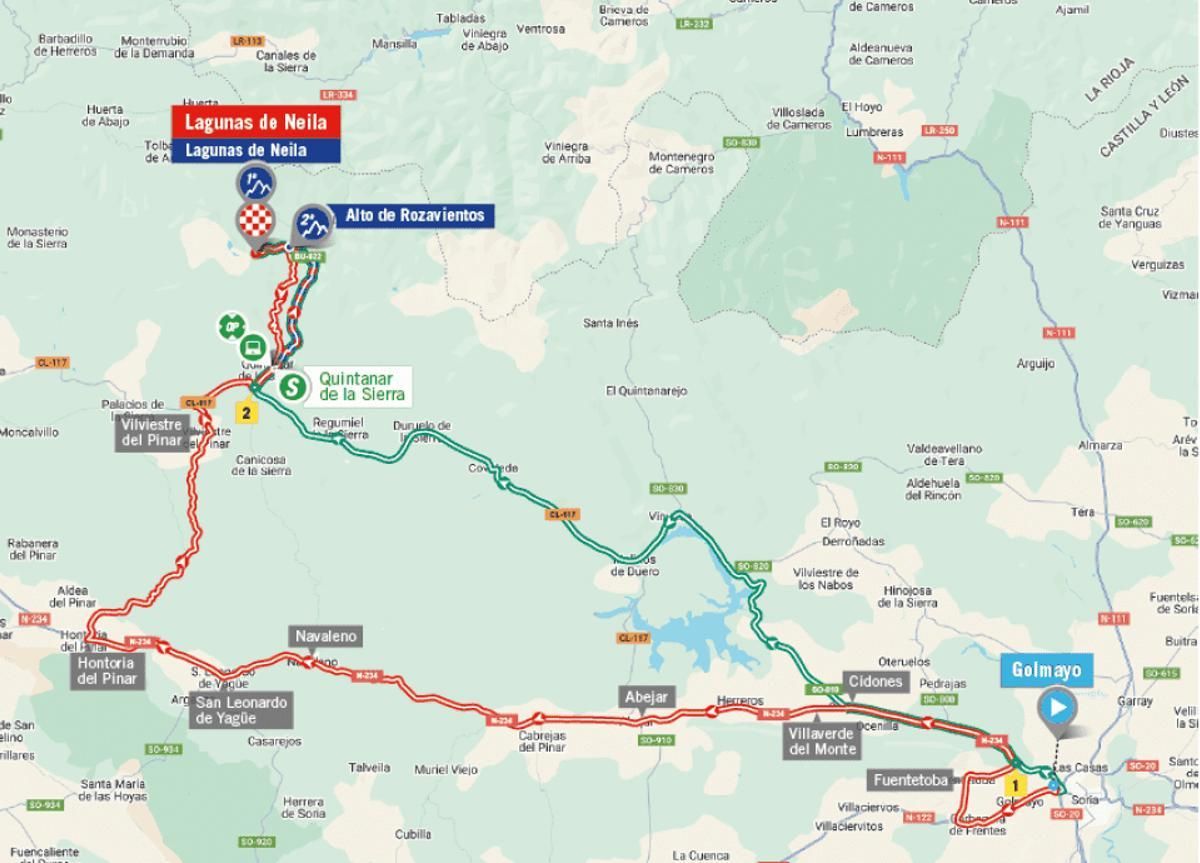 The tour of stage 5 of the Tour of Women's Spain 2025