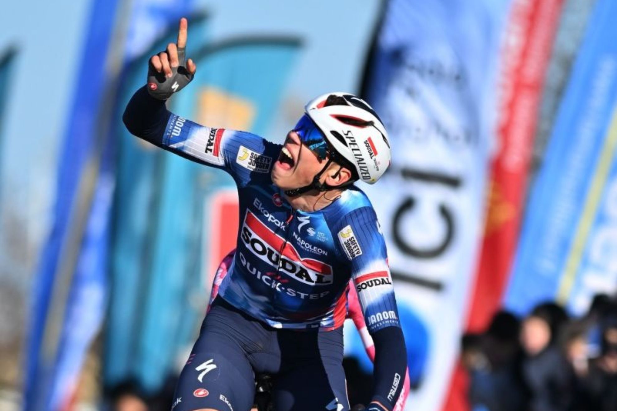 Paul Magnier, 21-year-old cyclist from Soudal Quick-Step.