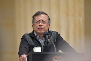 Petro said in front of thousands
