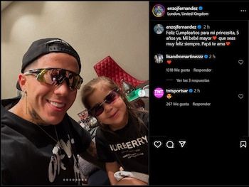 Enzo Fernández shared family memories