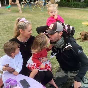 Enrique Iglesias and his family