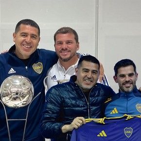 Riquelme said about the continuity of Herrón, the departure of Gago and the referee vs. Lanús