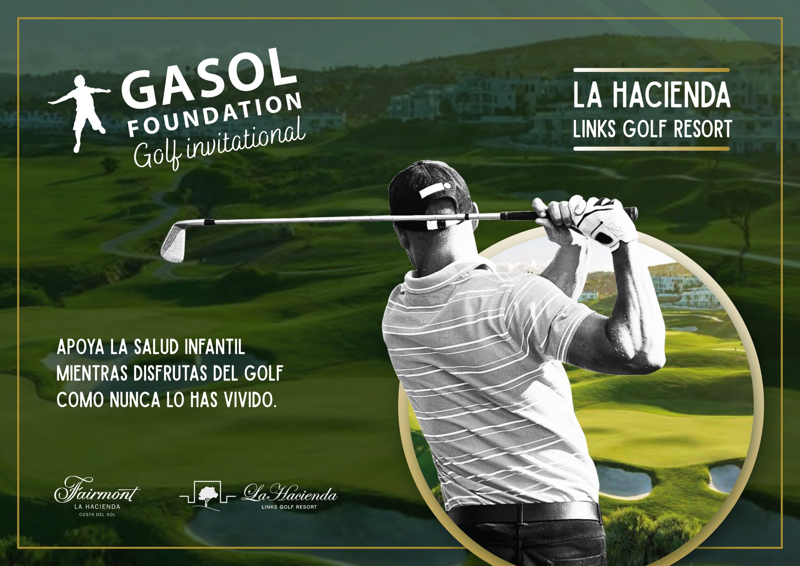 Cartel del torneo © Gasol Foundation Golf Invitational