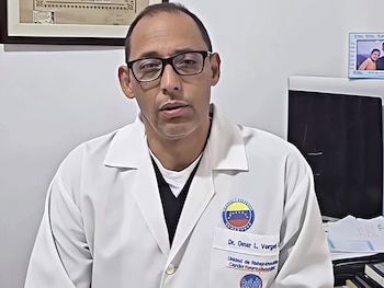 The physiatrist Omar Vergel is