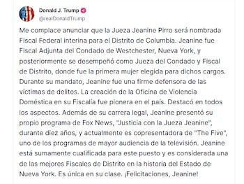 Trump's message in