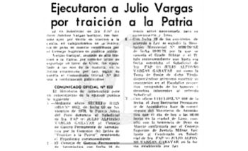 The case of Julio Vargas
