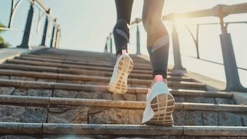 Climb stairs without using the