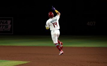 Gabriel Moreno connected a monumental Grand Slam Gabriel Moreno connected a monumental Grand Slam