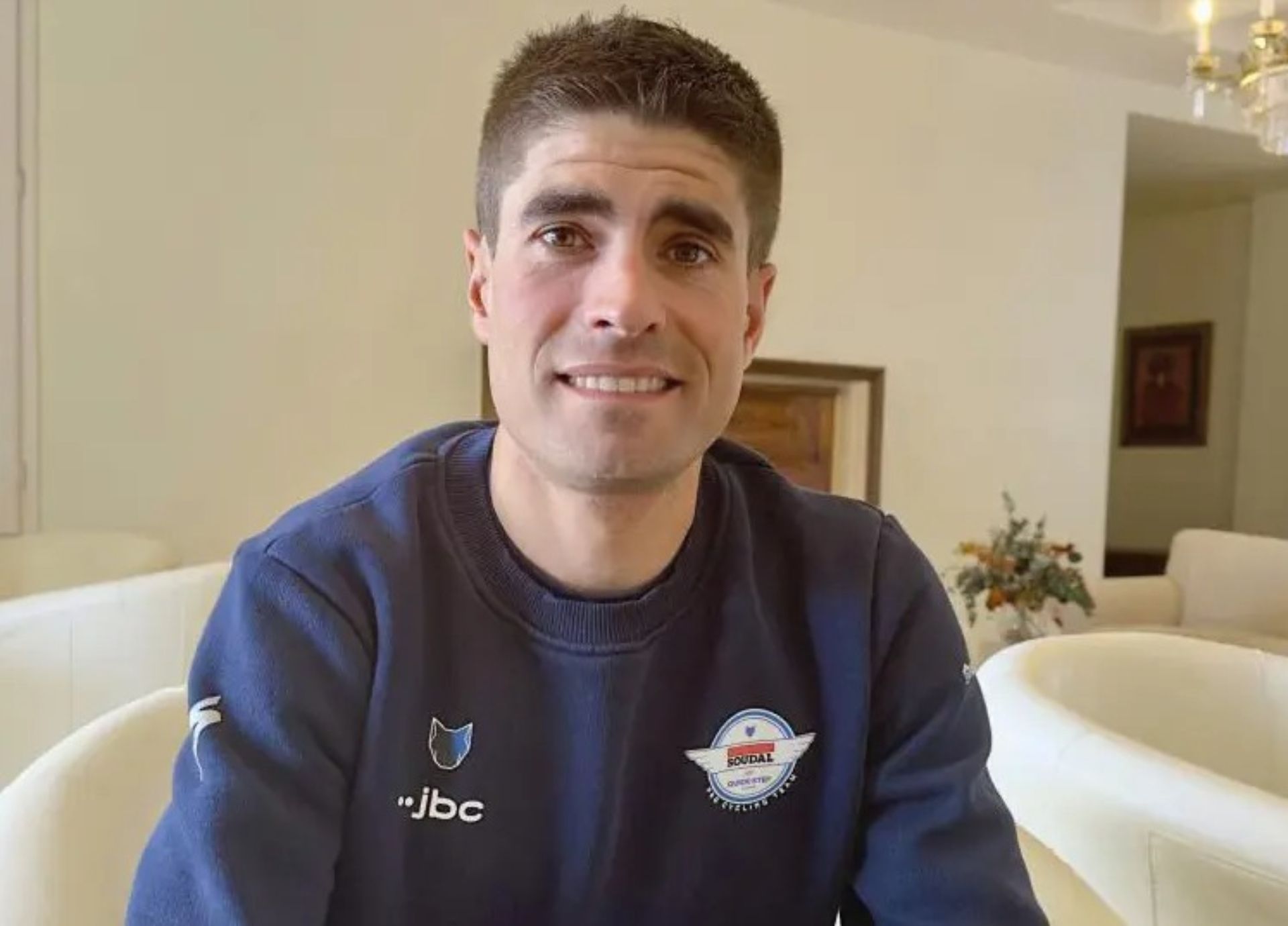 Mikel Landa attends to Plus brand