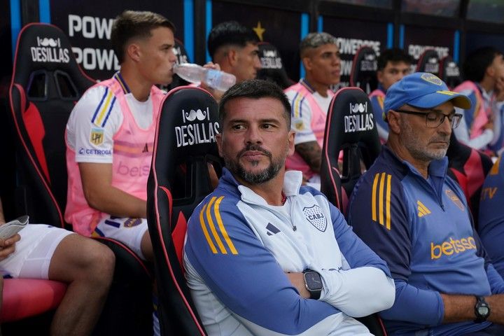 Mariano Herrón, Boca coach in the playoffs (photo juano tesone).