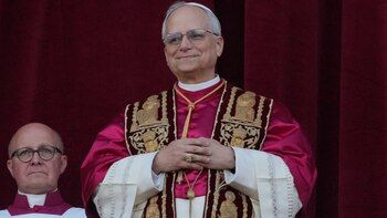 Newly elected Pope Leone XIV