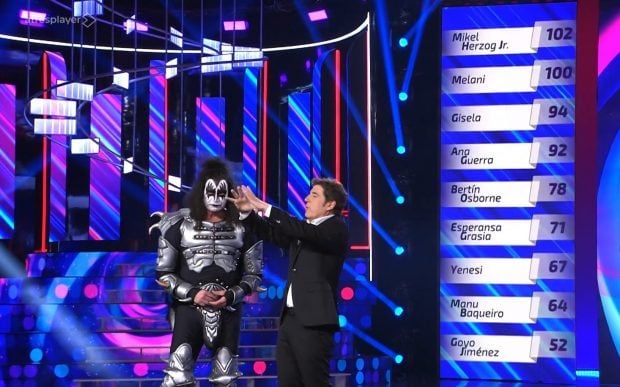 This is the classification of your face sounds to me after gala 5 of the program (Atresmedia).