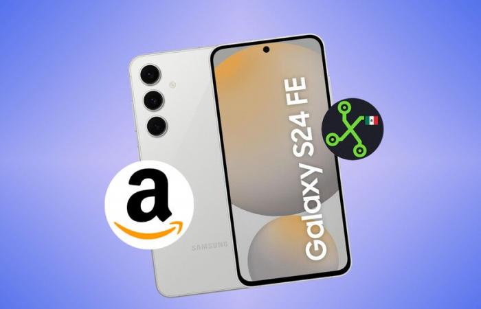 Samsung Galaxy S24 Fe, on Amazon Mexico for 9,948 pesos, much cheaper than on the official site and months without interest