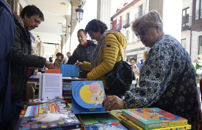Books take the main street of Palencia