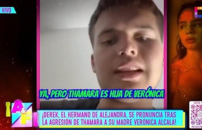 Alejandra Baigorria: Her brother Derek Baigorria marks Distance from Thamara Medina after aggression to her mother Verónica Alcalá: “He is not my sister” | Photo | Video | Farandula | SHOWS