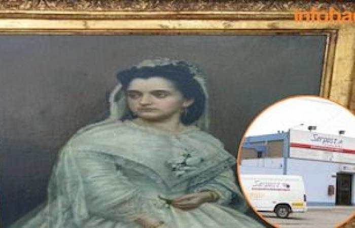 Los Olivos: Republican painting is seized in Serpost warehouse before being illegally sent to Gallery in the US.