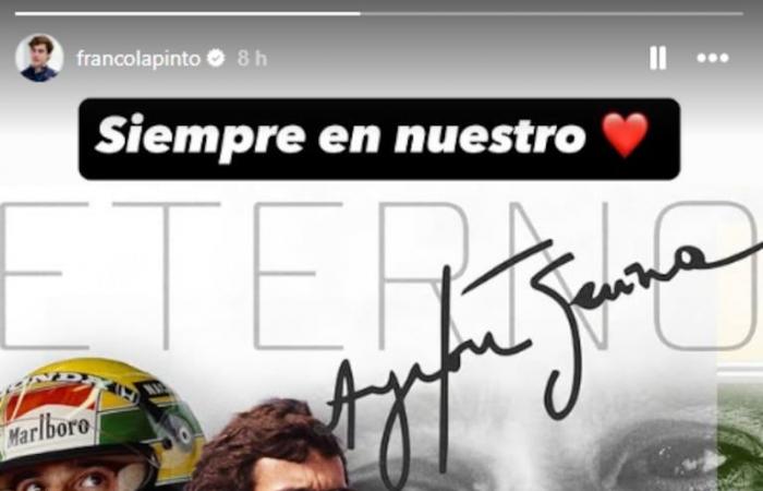 The moving message from Franco Colapinto to Ayrton Senna, 31 years after his death