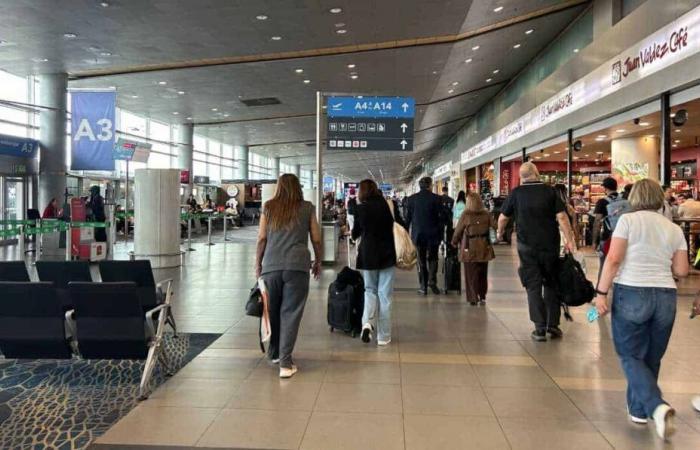 Air -mobilized passenger balance in Colombia