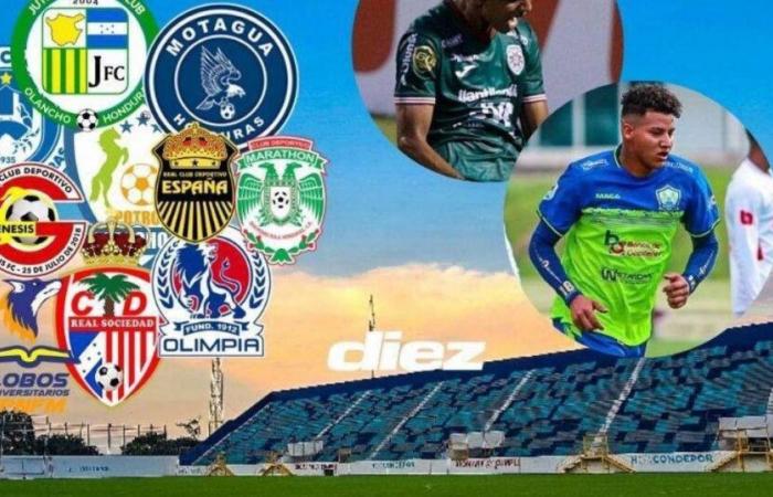 The teams that owe Sub-20 minutes in the 2025 Clausura Tournament of the National League of Honduras