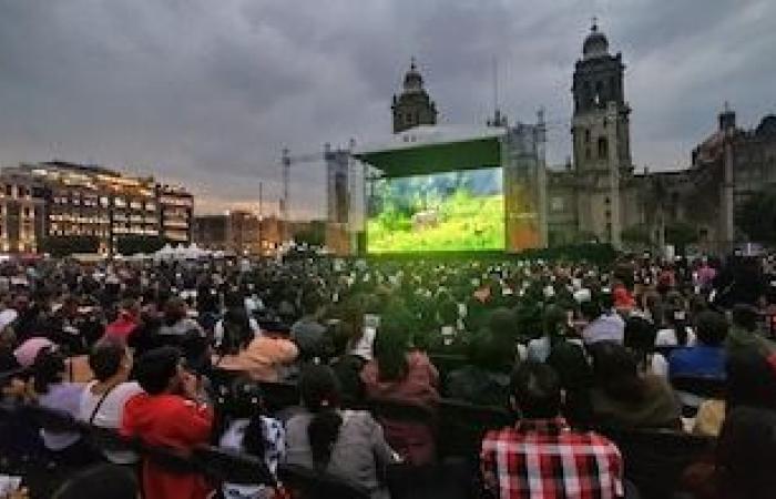 This is the number of people who attended the projection of ‘Flow’ in the CDMX Zócalo