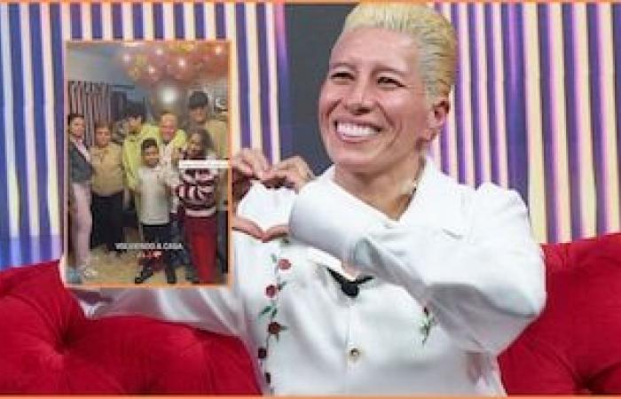 Lady Tabares met again with her son and mother: the actress returned to Medellín after leaving ‘La Casa de los Famos’
