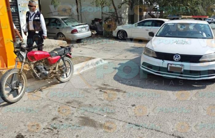 Accident with motorcyclist in Ciudad Victoria: how it happened