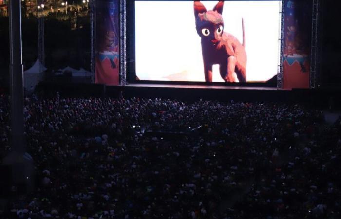 This is the number of people who attended the projection of ‘Flow’ in the CDMX Zócalo