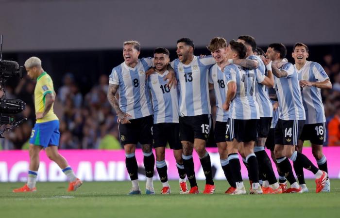 When what time the Argentine National Team will play for the qualifiers against Chile and Colombia