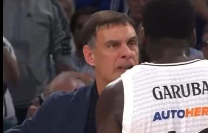 Incident between Bartzokas and Garuba in Plenary Real Madrid-Olympiacos