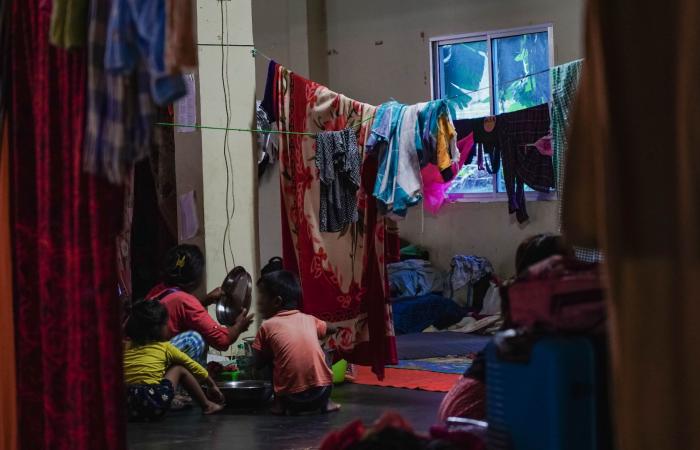Forced to flee violence in India