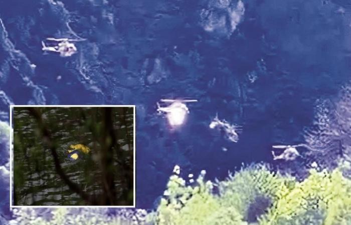 Asturias plane crash | Miracle in the Tanes reservoir helicopter accident: the sound of a “bombing” and the emotion of seeing that the survivor “was swimming”