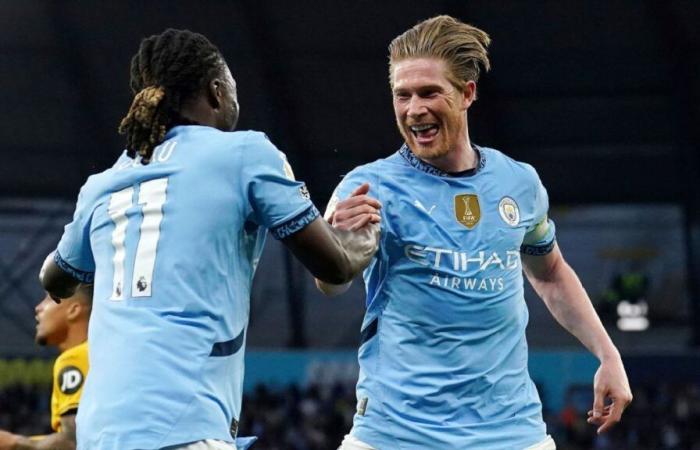 In his penultimate game in Etihad, De Bruyne gave Manchester City the victory