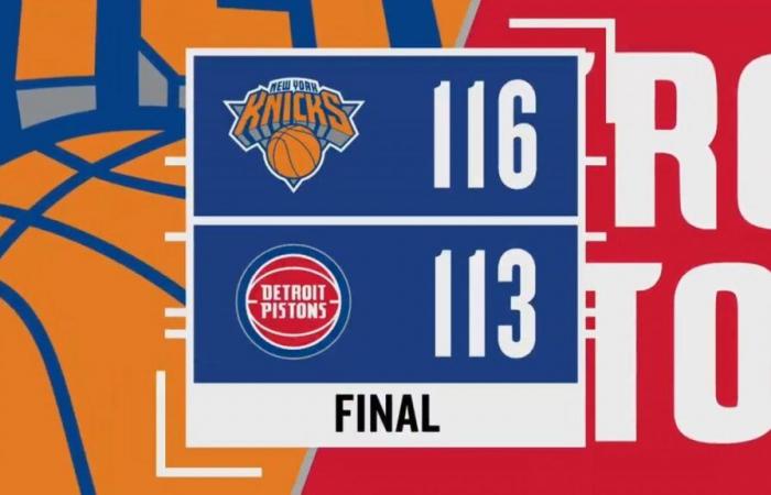 Brunson ends the Pistons and the Knicks will play their semifinal against Boston