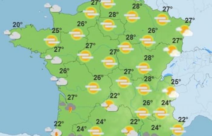 Thunderstorms, dizzying temperature fall … a sudden change in weather forecast for this weekend