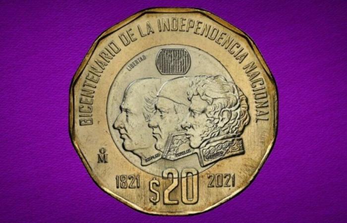 Where can I sell my 20 peso coin with the 3 faces to collectors in May 2025?