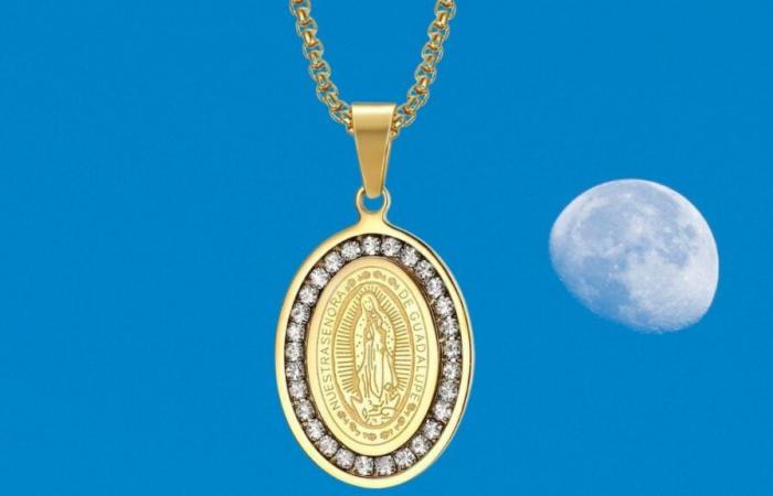 Mother’s Day 2025: Medal of the Virgen de Guadalupe bathed in 14K gold -in Discount at Amazon