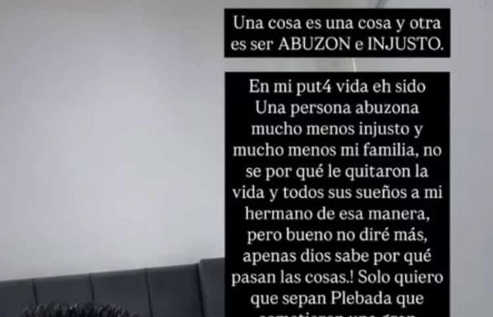 Markitos Toys: A month after the murder of his brother Gail, the influencer addresses the fact