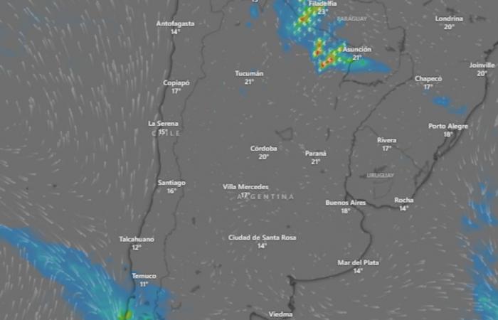 Storms and strong winds in Buenos Aires and four other provinces