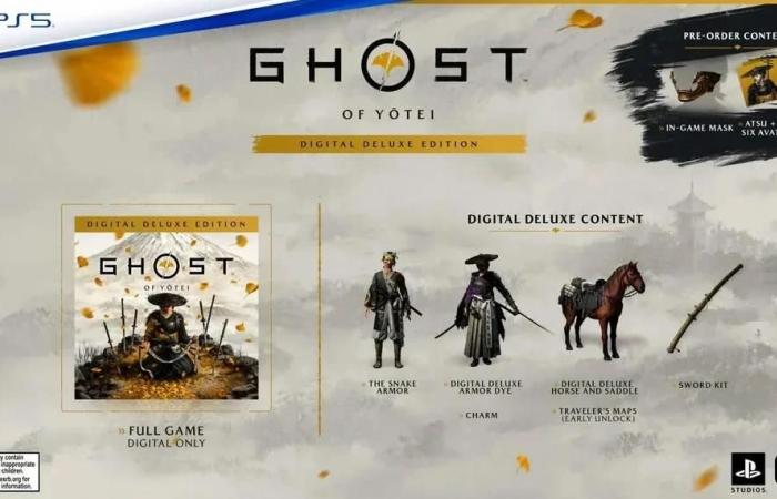 $ 80 dollars for a game? PS5 users are not worried: the luxury edition of Ghost of Yotei leads presales in the Sony digital store
