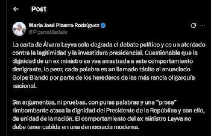 New Rifirrafe between Vicky Dávila and María José Pizarro by Leyva Charter to Petro: “What hurts is that the pilot is not in his bockals”