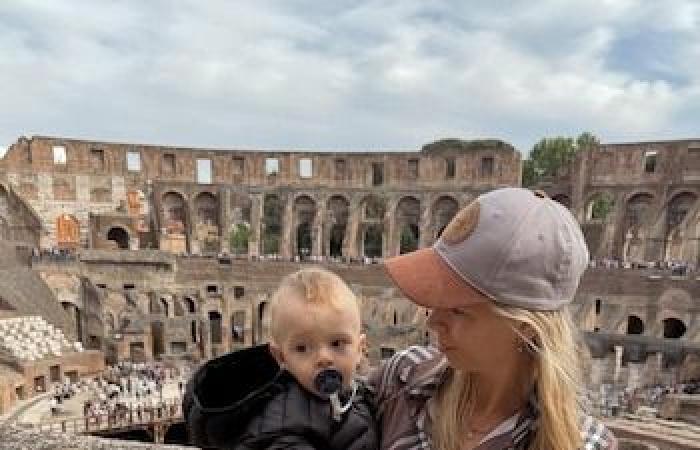 Alejandro Fantino and Coni Mosqueira’s family vacations to Rome: “With my little warrior”