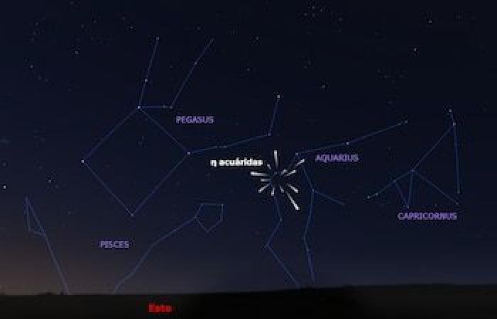 ETA Rain of Meteoros Aquáridas will dazzle tonight with up to 50 fleeting stars per hour