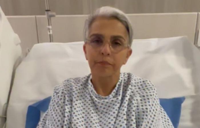 Federica Quijano makes supplication from the hospital