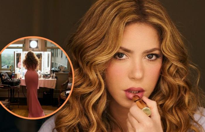 Shakira surprised with video in which he revealed that he made up for the Met Gala: “The makeup artist is saved”