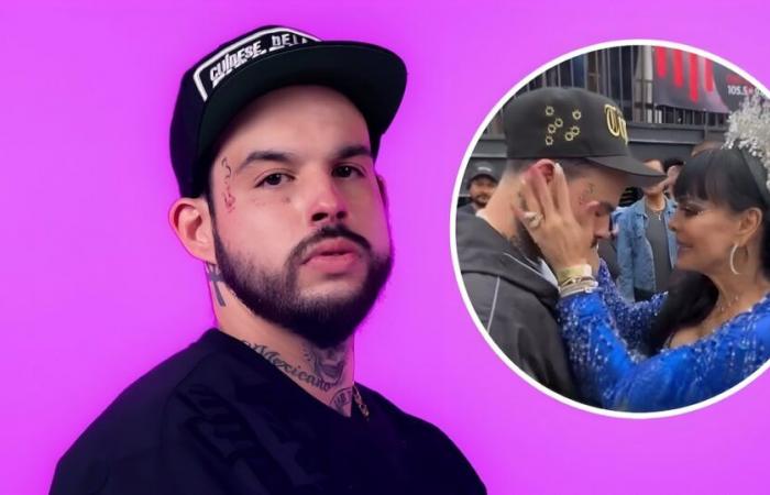 Pepe Aguilar reacts to the emotional encounter between his son Emiliano and Maribel Guardia