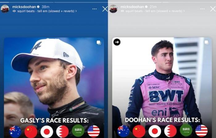 The post that Jack Doohan made hours after being replaced by Franco Colapinto in Alpine