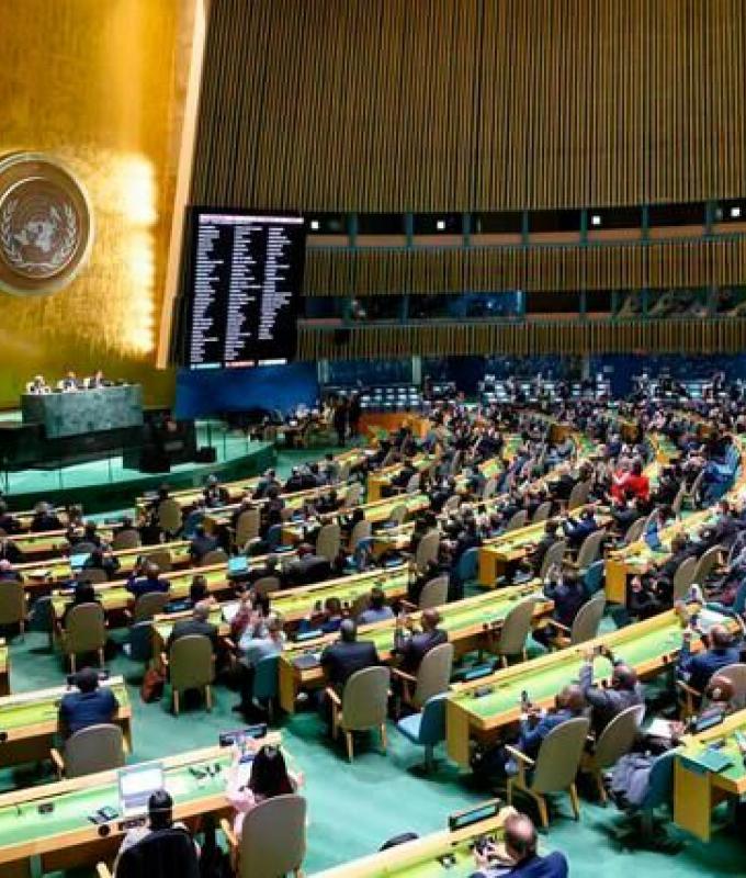 Palestinians receive massive but non-binding vote at the UN for their accession as a State
