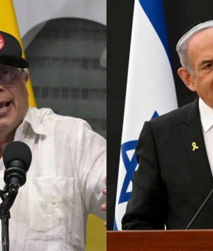 Petro and Netanyahu exchange accusations