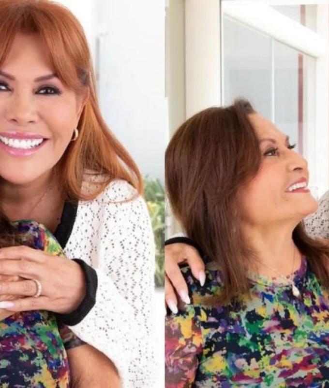 Magaly Medina attributes her television success to her mother, Jesús Vela: “I am who I am thanks to that wise woman”